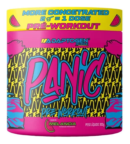 Suplemento Adaptogen Science Panic Beta-alanina Sabor Melancia De 300g
