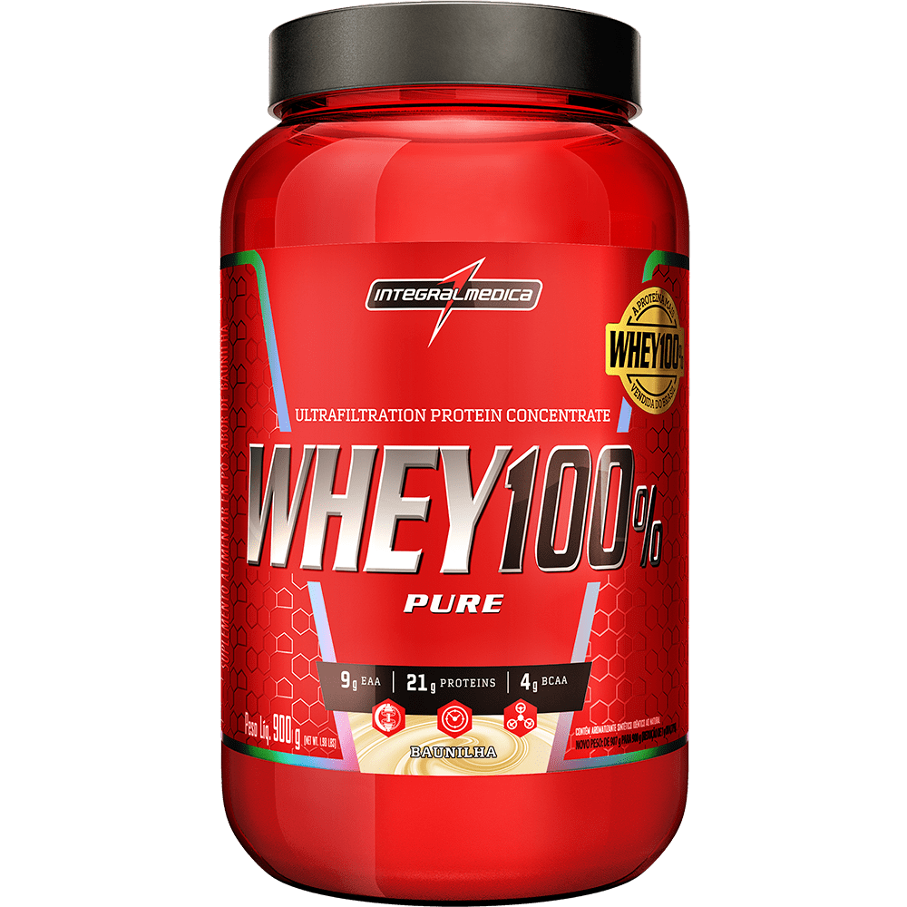 Whey Protein Concentrado 900g Integral Médica