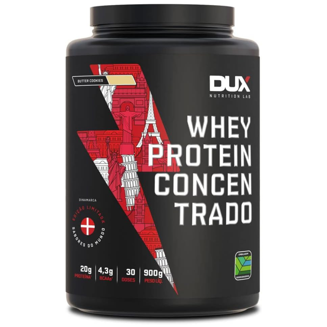 Whey Protein Concentrado Pote (900G) -  Dux Nutrition
